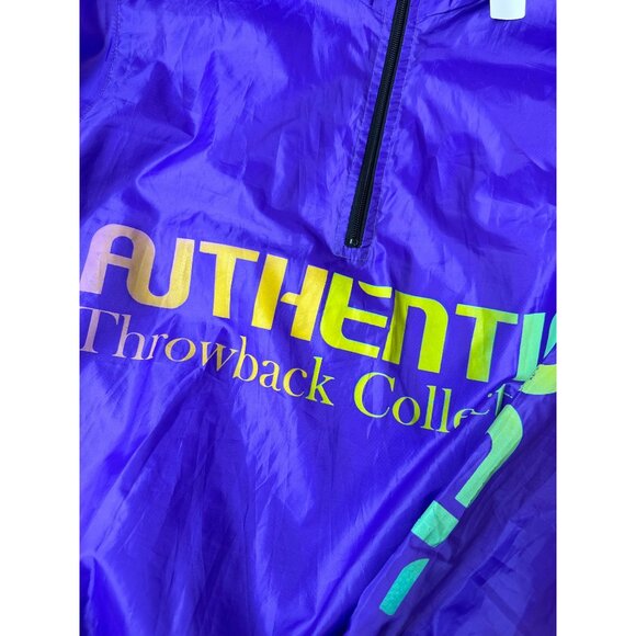 Authentic Throwback Collection Purple Windbreaker Jacket - Picture 3 of 8